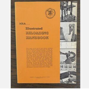 NRA Illustrated Reloading Handbook American Rifleman Print 1960s Vintage Manual